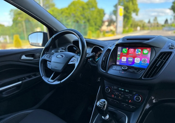 Ford Kuga cena 69999 przebieg: 91000, rok produkcji 2017 z Sośnicowice małe 667